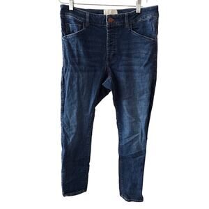 One Teaspoon Men’s Sz 32 Slim Straight Leg Casual Denim Blue Jeans Medium Wash